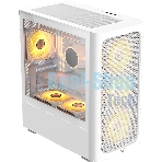 Компьютерный корпус Aerocool/Formula V Line Air Mesh G3 Plus White, MATX, Type-C*1, USB 3.0*2, FRONT 3x120мм FRGb, REAR 1x120мм FRGb