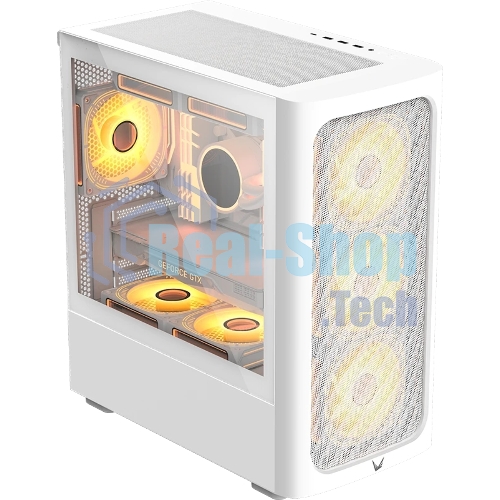 Компьютерный корпус Aerocool/Formula V Line Air Mesh G3 Plus White, MATX, Type-C*1, USB 3.0*2, FRONT 3x120мм FRGb, REAR 1x120мм FRGb