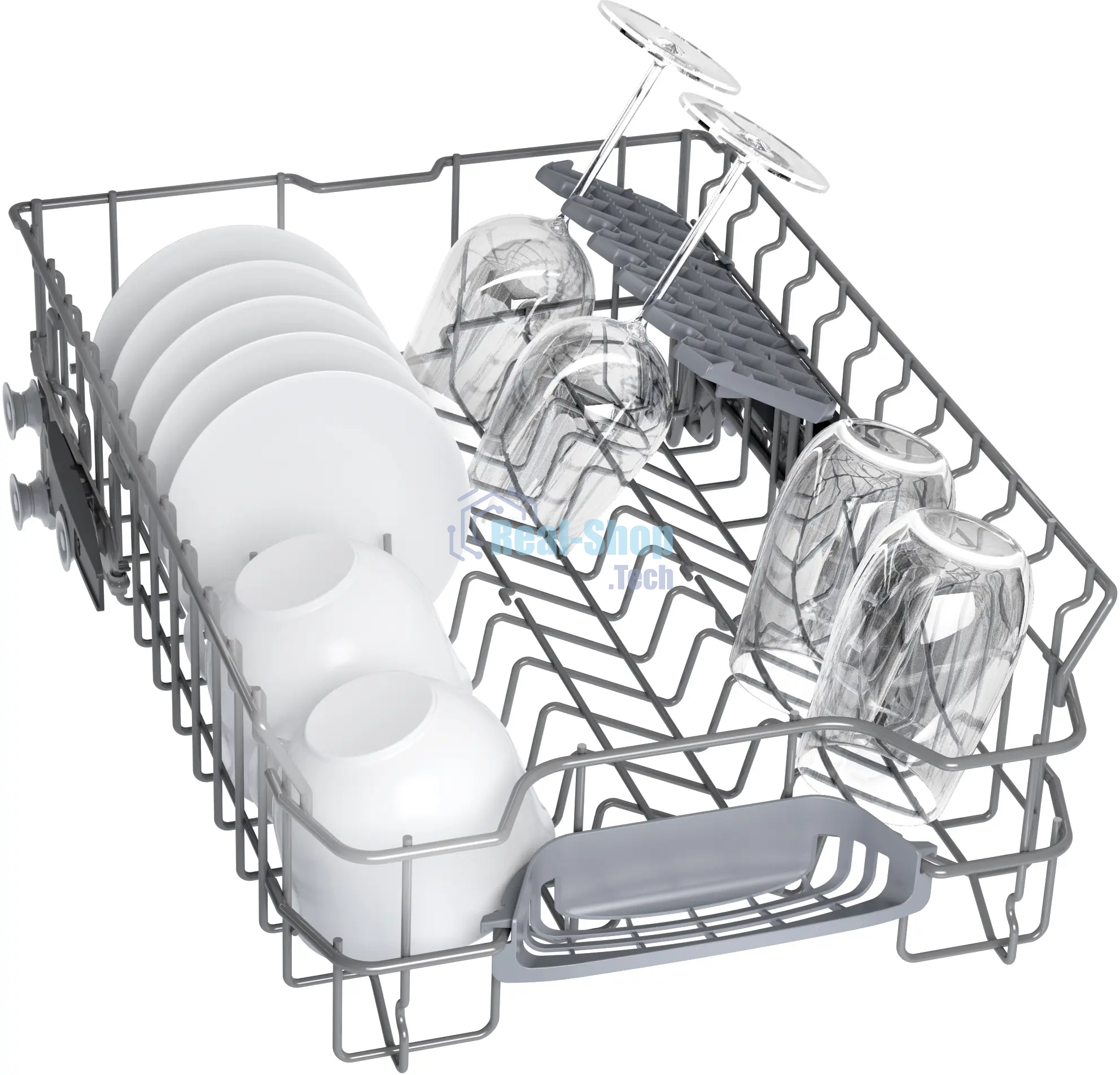 Встраиваемая посудомоечная машина Bosch SPV4HMX14Q, 45 см, 10 комплектов, электронное управление, дисплей, энергоэффективность А+, уровень шума 46 дБ, цвет белый