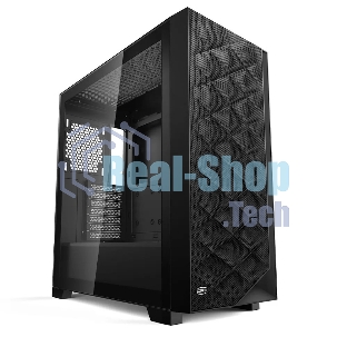 Компьютерный корпус без блока питания PCCooler C3D510 BK, Mesh Mid Tower, черный, TG, 0.7 SPCC, no fans E-ATX, ATX, mATX, mITX 170/390/205mm 2x2.5