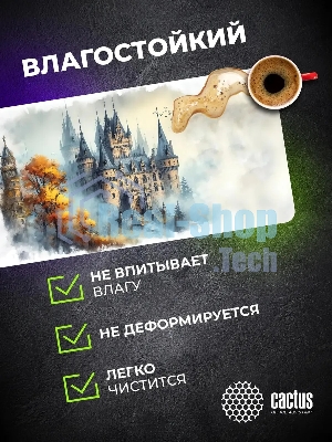 Коврик для мыши Cactus Castle 900x400x3мм (CS-MP-PRO13XXL)