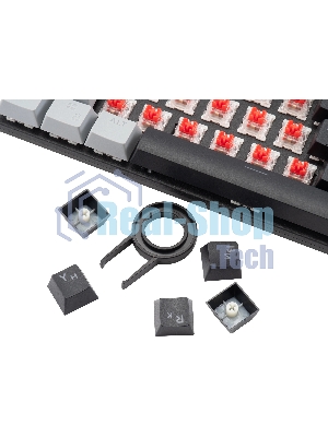 Клавиатура Oklick K600X проводная, USB Type-A, серый