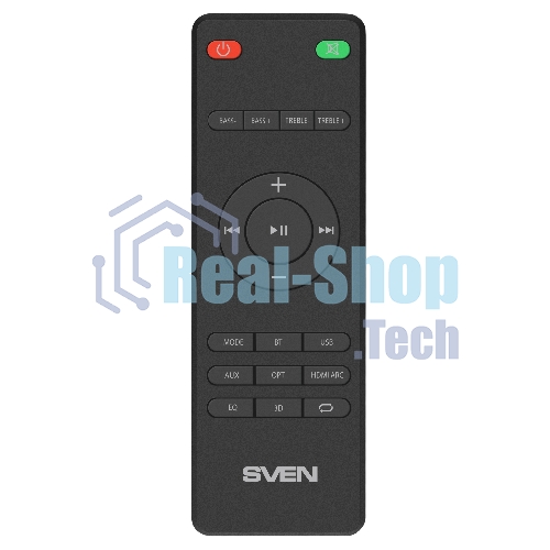 Саундбар SVEN SB-2200D черный (2 x 60W, Bluetooth сабвуфер 180W, пульт ДУ, LED-дисплей, HDMI, USB)