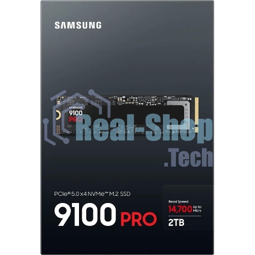 Накопитель SSD 2Tb Samsung 9100 PRO, M.2, PCI-E 5.0 x4, TLC 3D NAND R/W - 14800/13400 Mb/s