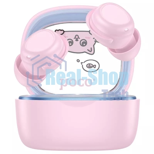 Наушники TWS Hoco EW111 Friendly розовый, внутриканальные, Bluetooth, до 4 ч