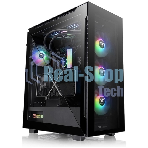 Компьютерный корпус Thermaltake Divider 500 TG ARGb CA-1T4-00M1WN-01 Black/Win/SPCC/Tempered Glass*4/120мм ARGb Fan*3/120мм Standard Fan*1 (527880)