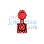 Розетка стационарная наружная EKF ps-114-16-380 16А 380В 3P+РЕ IP44 (114)