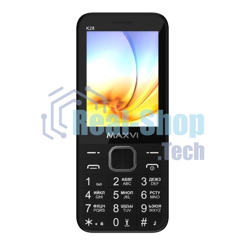 Мобильный телефон Maxvi K28 32/32Mb черный