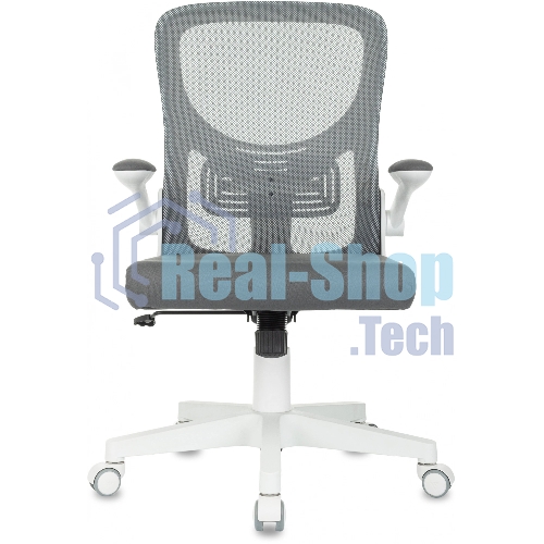 Кресло Бюрократ ASTER N-W TW-04 Neo Grey темно-серый, сетка/ткань, 120 кг, механизм качания