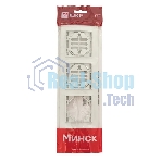 Рамка 4-м Минск горизонтальная бел. Basic EKF ERM-G-304-10