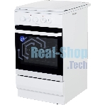 Плита электрическая Hansa FCEW53000 белый, конфорок 4 шт, духовка 68 л, 50 см x 85 см x 60 см
