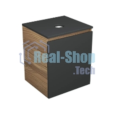 Тумба Bau Dream Blackwood 50 графит, раковина BAU Nimb 51х41 белая Тумба Bau Dream Blackwood 50 графит, раковина BAU Nimb 51х41 белая