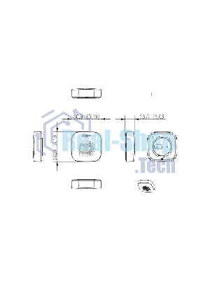 Извещатель пожарный Dahua DHI-ARA12-W2(868)