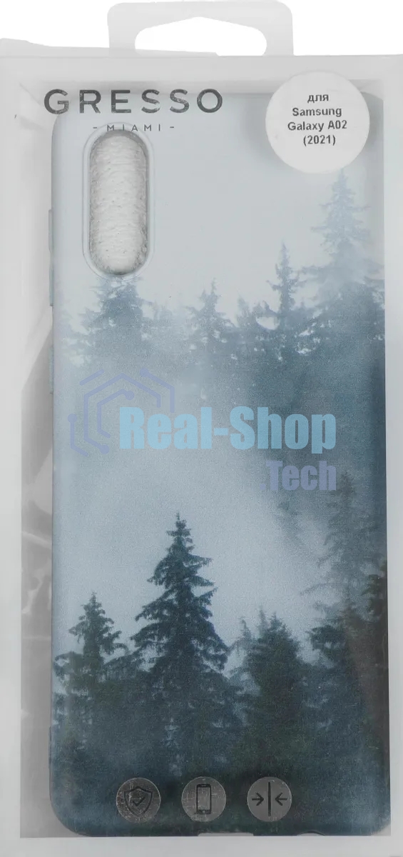 Чехол (клип-кейс) Gresso Meridian, для Samsung Galaxy A02, зеленый gr17aaae8925