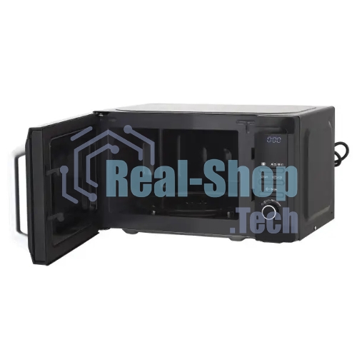 Микроволновая печь Sharp R2852RK черный/серебристый, 20 л, 800 Вт, переключатели - кнопки, поворотный механизм
