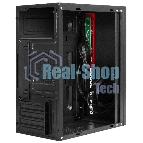 Компьютерный корпус Minitower ExeGate BAA-403-UNS450 (mATX, БП UNS450 с вент. 12см, 2*USB, HD Audio, черный)