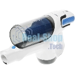 Пылесос вертикальный Coolfort CF-3006 белый/голубой, питание от аккумулятора, 130 вт, уборка сухая, пылесборник 0.5 л, работа от АКБ max 30 мин.