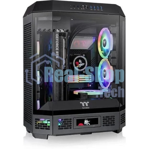 Компьютерный корпус Thermaltake The Tower 600 Black черный без БП ATX 13x120мм 9x140мм 4xUSB 3.0 audio bott PSU