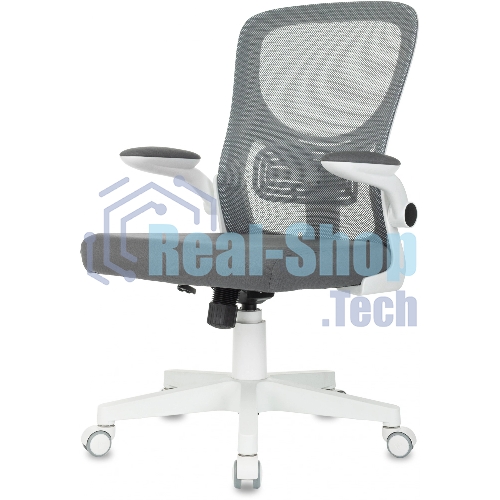 Кресло Бюрократ ASTER N-W TW-04 Neo Grey темно-серый, сетка/ткань, 120 кг, механизм качания