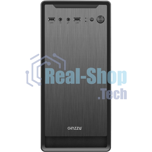 Компьютерный корпус Ginzzu B180 2хUSB 2.0,AU w/o PSU