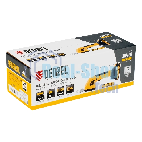Ножницы-кусторез аккумуляторные Denzel GS-20, Li-Ion, 20 В