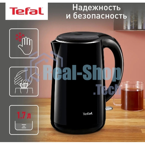 Чайник электрический Tefal KO260830, 1,7л, 1800Вт, черный