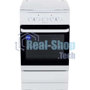 Плита электрическая Hansa FCEW53000 белый, конфорок 4 шт, духовка 68 л, 50 см x 85 см x 60 см
