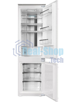 Встраиваемый холодильник Kuppersberg RBN 1762, High-Tech, ВхШхГ 177.2х54х55 см, полезный объем 232 л, Total No Frost, LED освещение, электронное управление, энергоэффективность А++