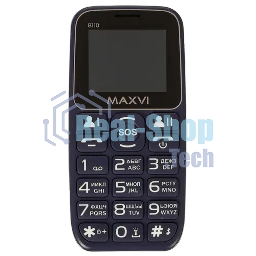 Мобильный телефон Maxvi B110 синий