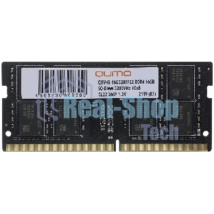 Оперативная память Qumo, DDR4, 16GB (1x16GB), 3200MHz, CL22, SO-DIMM