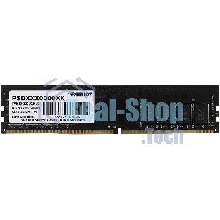 Оперативная память Patriot Signature, DDR4, 16GB (1x16 GB), 3200 MHz, CL22, DIMM