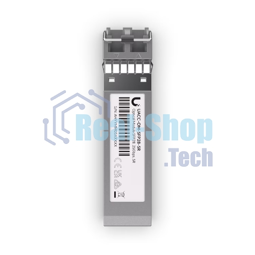 Трансивер Ubiquiti UACC-OM-SFP28-SR SFP28 transceiver that supports 25G connections up to 100 m using multi-mode fiber with a duplex LC UPC connector