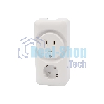 Розетка РШ/Евро Rexant двойная для электрической плиты 32 А/16 A, 250 В, 2Р+РЕ (ОУ) белая