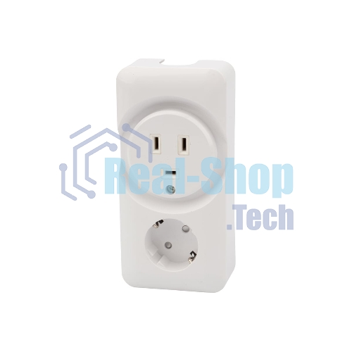 Розетка РШ/Евро Rexant двойная для электрической плиты 32 А/16 A, 250 В, 2Р+РЕ (ОУ) белая