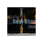 Сверло спиральное по металлу Denzel 12 x 151мм, Р6М5, Golden Tip, многогранная заточка