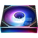 Кулер для корпуса Thermalright TL-M12R-S Reverse (124x120x25mm, 4-pin PWM, ARGB, 34.43CFM, 23.2dBA, 1500RPM, черный)