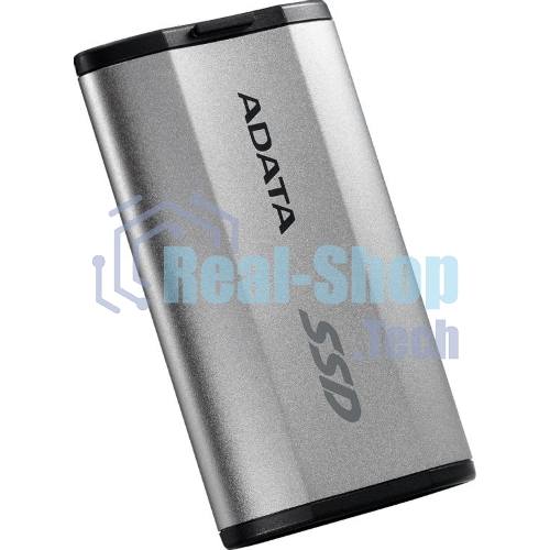 Внешний SSD ADATA SD810, 4Tb, USB 3.2 Gen 2x2 Type-C, R/W 2000/2000, серебристый