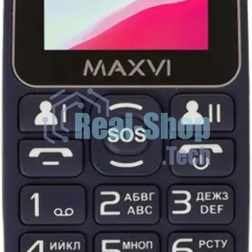 Мобильный телефон Maxvi B110 синий