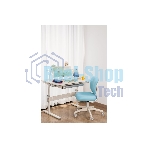 Кресло Cactus CS-CHR-3594BL голубой, ткань, 75 кг, механизм качания