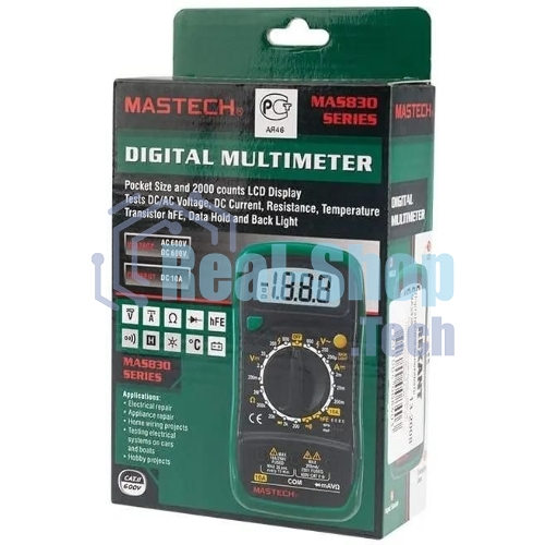 Мультиметр портативный Mastech MAS838, ручной 13-2008