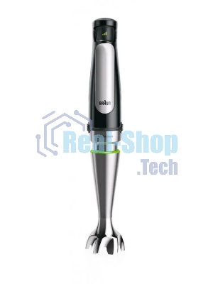 Блендер погружной Braun Multiquick 7 MQ7087X черный, 1000 Вт, плавная регулировка, турбо