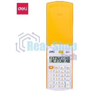 Калькулятор карманный Deli E39217/OR оранжевый 8-разр.