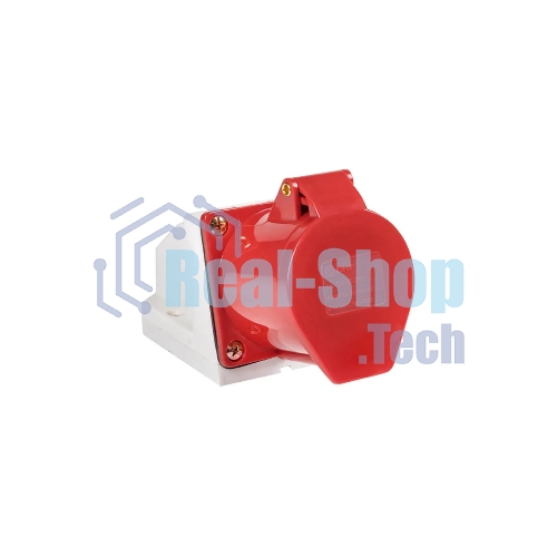 Розетка стационарная наружная EKF ps-114-16-380 16А 380В 3P+РЕ IP44 (114)