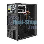 Компьютерный корпус Minitower ExeGate BAA-303-AAA450 (mATX, БП AAA450 с вент. 8см, 2хUSB, HD Audio, черный)