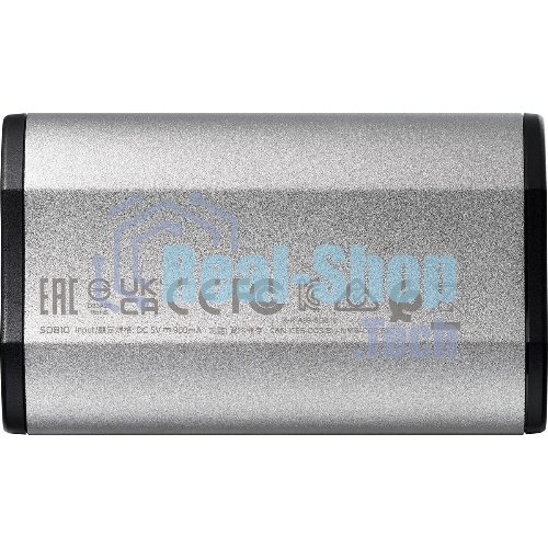 Внешний SSD ADATA SD810, 4Tb, USB 3.2 Gen 2x2 Type-C, R/W 2000/2000, серебристый