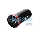 Автомобильное зарядное устройство Maxvi CCM-101BR USB 1А черно-красный