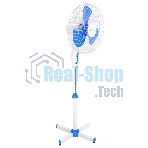 Вентилятор напольный Maxvi FS1645 white-blue