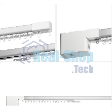 Умный карниз для штор Яндекс, длина 1,8-3 м, работает с Алисой, Zigbee, YNDX-00591