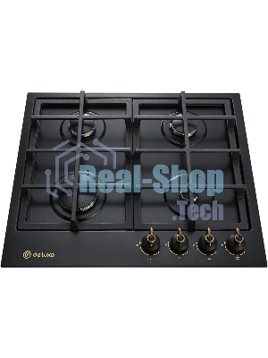 Газовая варочная поверхность De Luxe TG4_750231F-079, 4 конфорки, эмалированная сталь, 7500 Вт