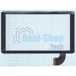 Сенсорное стекло (тачскрин) HOTATOUCH C145254K1 DRFPC391T-V02, черное